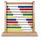Abacus Toy vintage calculating tool math wooden beads arithmetic school aid