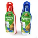 Pet Drinking Dispenser Water Bottle with Tray Walking Hiking Camping Dog Cat New