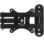 Articulating Arm TV Wall Mount Bracket Swivel Rotate 180 degrees Fits 12-24" Monitors TVs