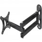 Articulating Arm TV Wall Mount Bracket Swivel Rotate 180 degrees Fits 12-24" Monitors TVs