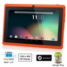 Dragon Touch® 7'' Orange Dual Core Y88 Google Android 4.1 Tablet PC