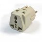 Universal 2 in 1 Schuko Plug Adapter Type E/F High Quality CE Certified RoHS Compliant WP-EF-GN
