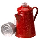 Outdoors Enamelware 8-cup Percolator (Red) Camping Hiking New