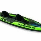 Two Person Inflatable Kayak Seat Cockpit Backrest Aluminium Oar Lakes Rivers New
