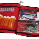 Travel Prescription Medication Bag Combination Keyed Lock New Diabetes Hypertension