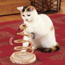 Cat springy spiral toy mouse new pet play toys moving kitten fun bouncy motion