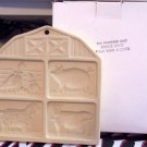 Pampered Chef Farm Yard Friends Cookie Mold NEW