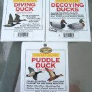 3 NEW Duck Pocket Guides - Decoying, Puddle & Diving
