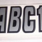 Black/Silver Boat Lettering Kit by Hardline NEW in pkg