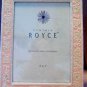 New 5X7 Peach with Flowers Picture Frame by Cynthia Royce NEW