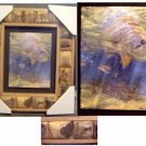 12' X 15' Framed Painted Tile--""Lit Fuse - Tarpon""
