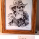 Richard Petty Lithograph (Framed) by Dale Adkins