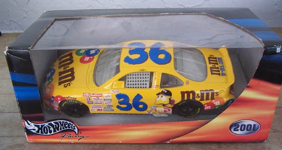 2001 Hot Wheels NASCAR Ken Schrader #36 M&M