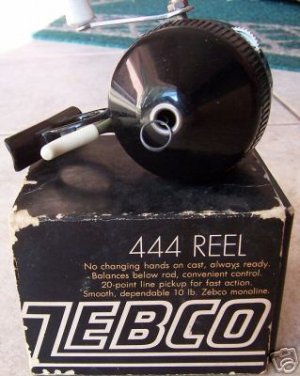 Zebco 444 Underslung Spin-cast Reel Original Box