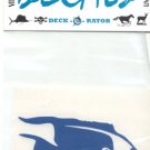 Angelfish Vinyl Decal Single Right Facing Blue