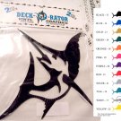 Jumping Sailfish Vinyl  2 pack Decal White