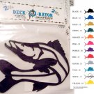 Jumping Snook Vinyl  2 pack Decal Gold