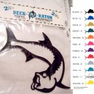 Jumping Tarpon Vinyl Decal 2 pack Gold
