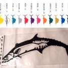 Kingfish Vinyl Decal 2 Pack Blue