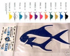 Permit Vinyl Decal 2 pack Teal