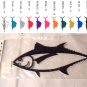 Tuna Vinyl Decal 2 Pack Black