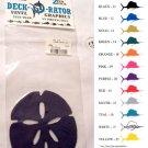 Sand Dollar Vinyl Decal 2 pack Teal