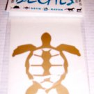 Turtle Vinyl Decal Single Gold