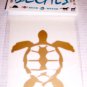 Turtle Vinyl Decal Single Gold