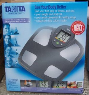 Tanita BF-556 Body Fat Monitor & Scale w/ 4 Person Programmable Memory &  More!