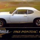 American Muscle 1968 Pontiac GTO 1:18 White New in Box
