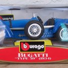 Bburago 1934 Bugatti ""Type 59"" Blue 1:18 Diecast New in Box