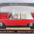 Maisto 1965 Pontiac GTO Convertible, Hurst Edition Red