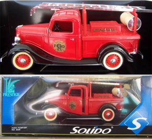 Solido Ford Pompier #8026 Red Fire truck NEW in Box