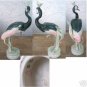 Royal Dux Crowned Bird Standing on Base Mint Condition