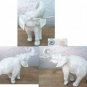 Royal Dux White Elephant Standing Mint Condition