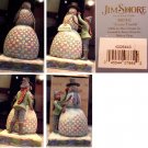 Enesco Jim Shore ""Frosty Friends"" Boy making snowman figurine