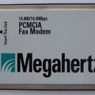 Megahertz PCMCIA Fax Modem 14,400/14,400bps CC3144