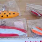 4 Oxboro Fishing Lure Spoon Assortment NEW in bags