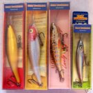 4 Ugly Duckling Wobbler Lure European Balsa Bait NIB