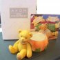Avon Collectible Cherished Teddies  #470333 Pumpkin Bear Tea Light