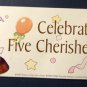 Cherished Teddies "Celebrating Five Cherished Years" Sticker