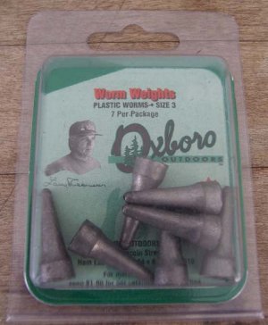 Oxboro Worm Weights Size 3 - 7 Per Package
