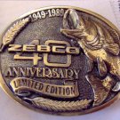Zebco 40th anniversary belt buckle NEW in Package