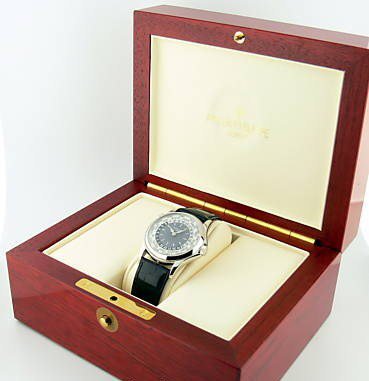 PHILIPPE Gents' PLATINUM WORLD TIME 5110P
