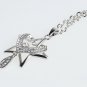 Tear Drop, Heart, Star Silver Plated Pendant Necklace