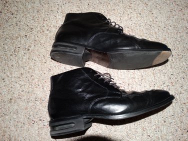 Cole Haan City Black Leather Men Ankle Boots Size 10 M