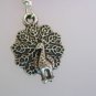 Genuine Handmade Tibetan Silver Bird Peacock Earrings