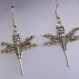 Handmade Tibetan Silver Dragonfly Earrings