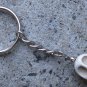 Handmade Skull Head Key Chain Keyring