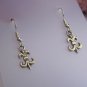 Genuine Handmade Tibetan Silver Anchor Florentine Earrings
